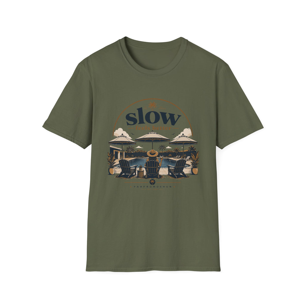 Slow Feels Better Pool Femalee T-Shirt