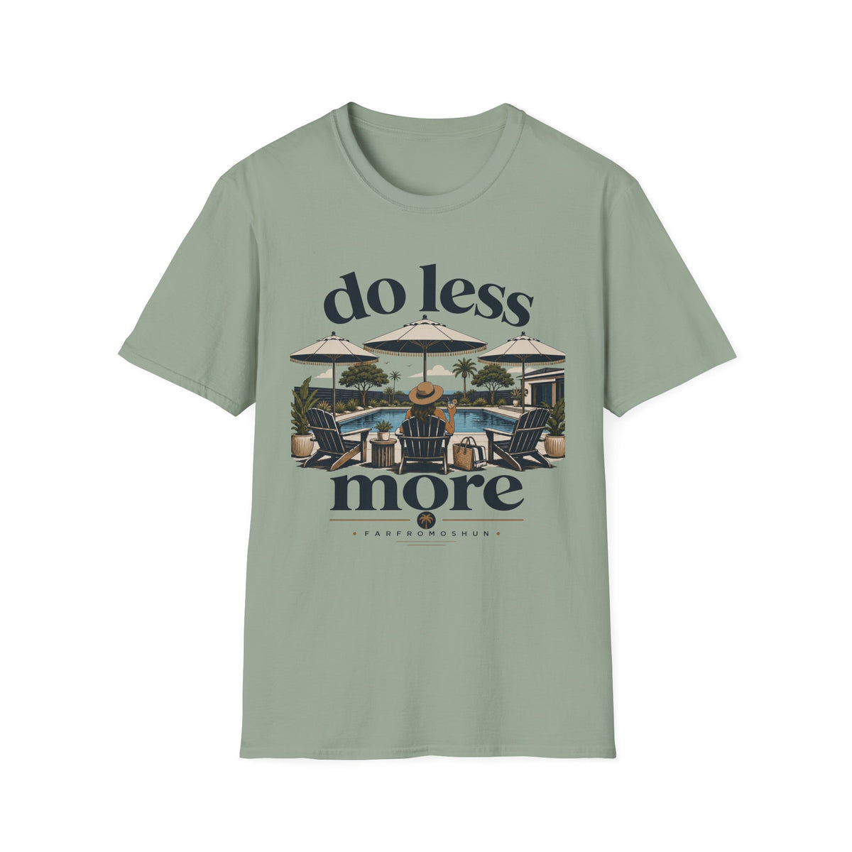Do Less More Pool Female T-Shirt