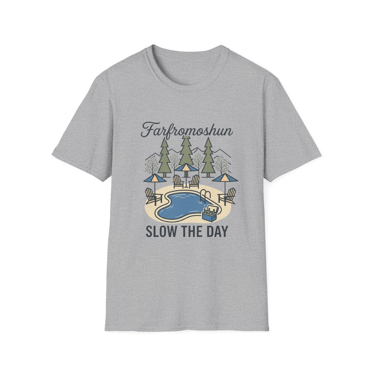 Slow The Day Pool T-Shirt
