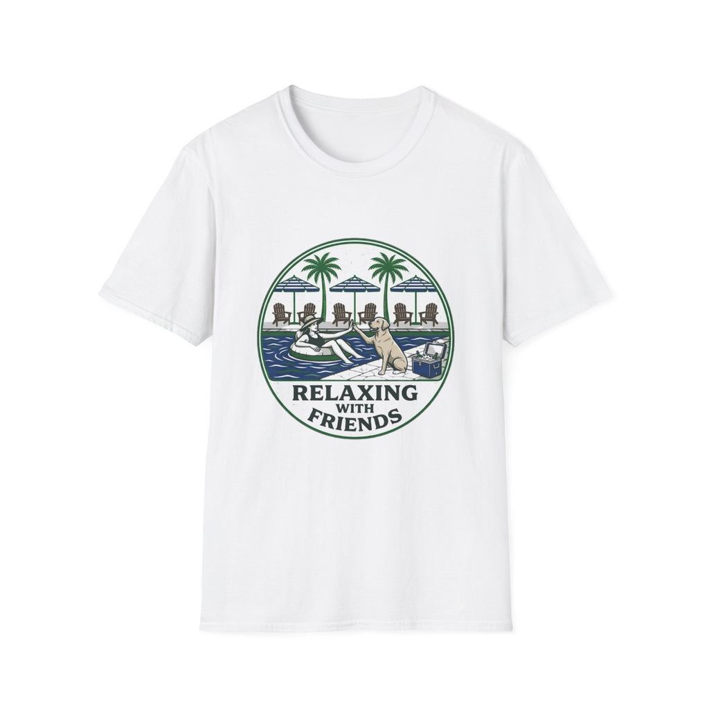 Relaxing With Friends Feminine T-Shirt