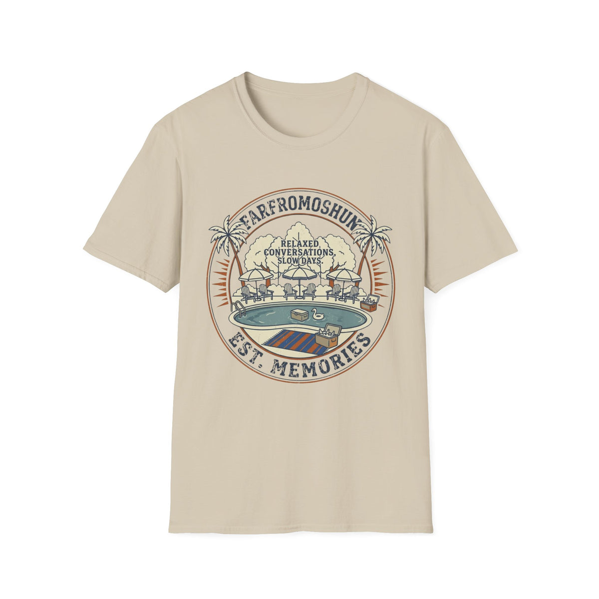 Relaxed Conversation Distressed T-Shirt