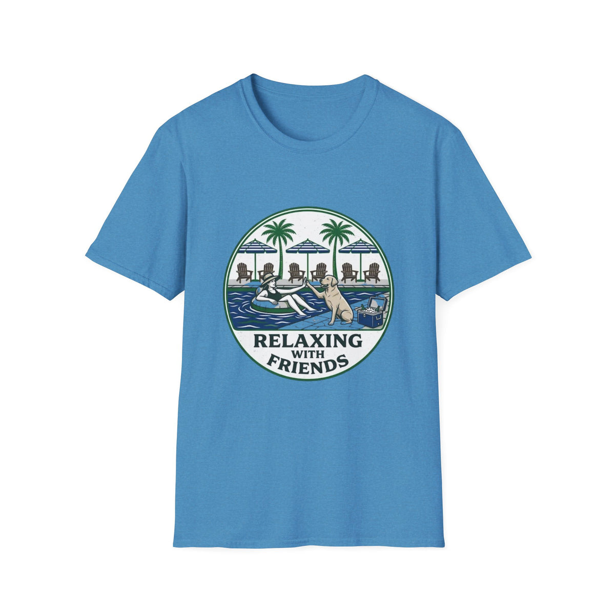 Relaxing With Friends Feminine T-Shirt