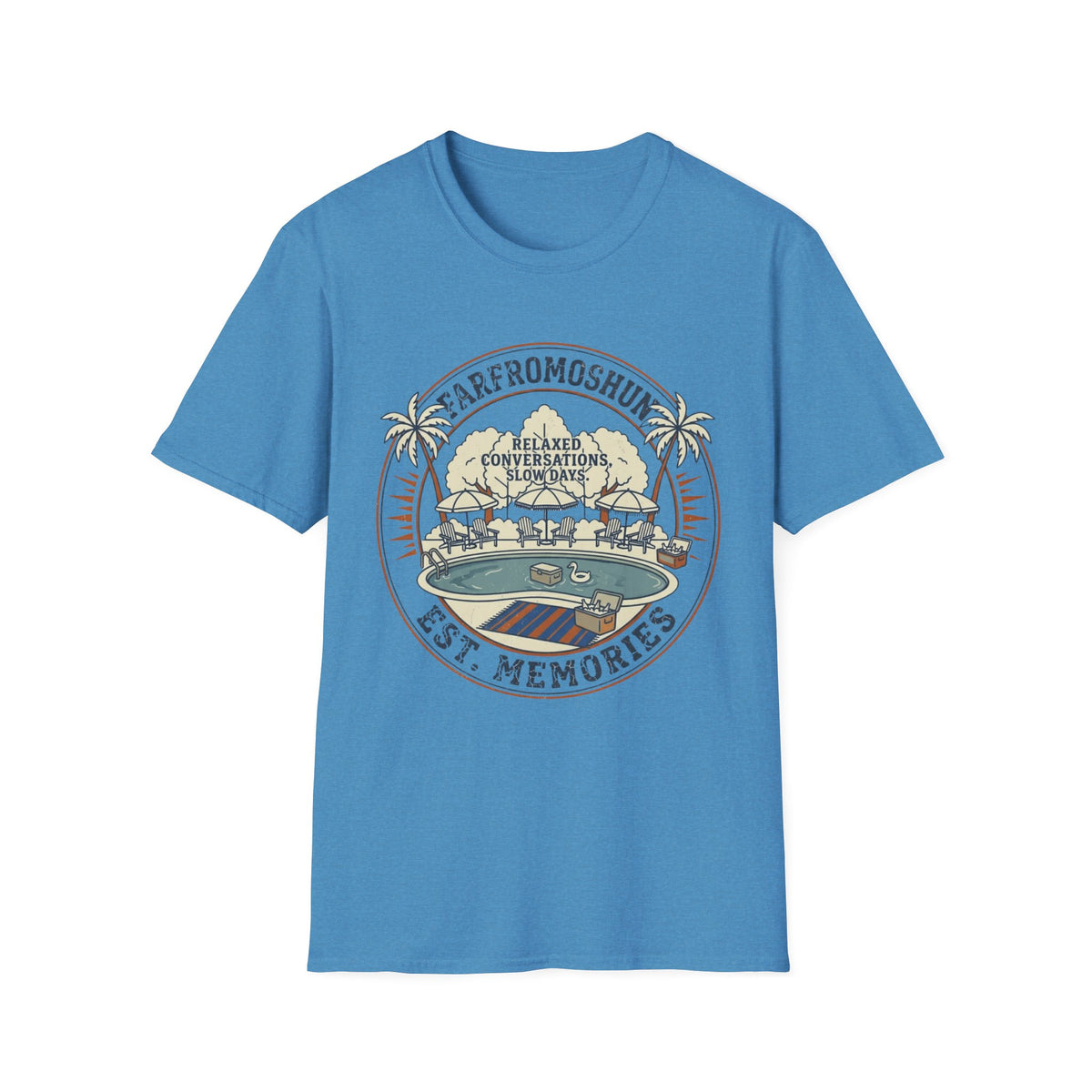 Relaxed Conversation Distressed T-Shirt