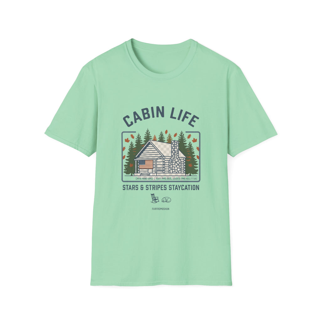 Cabin Life Stars & Stripes T-Shirt