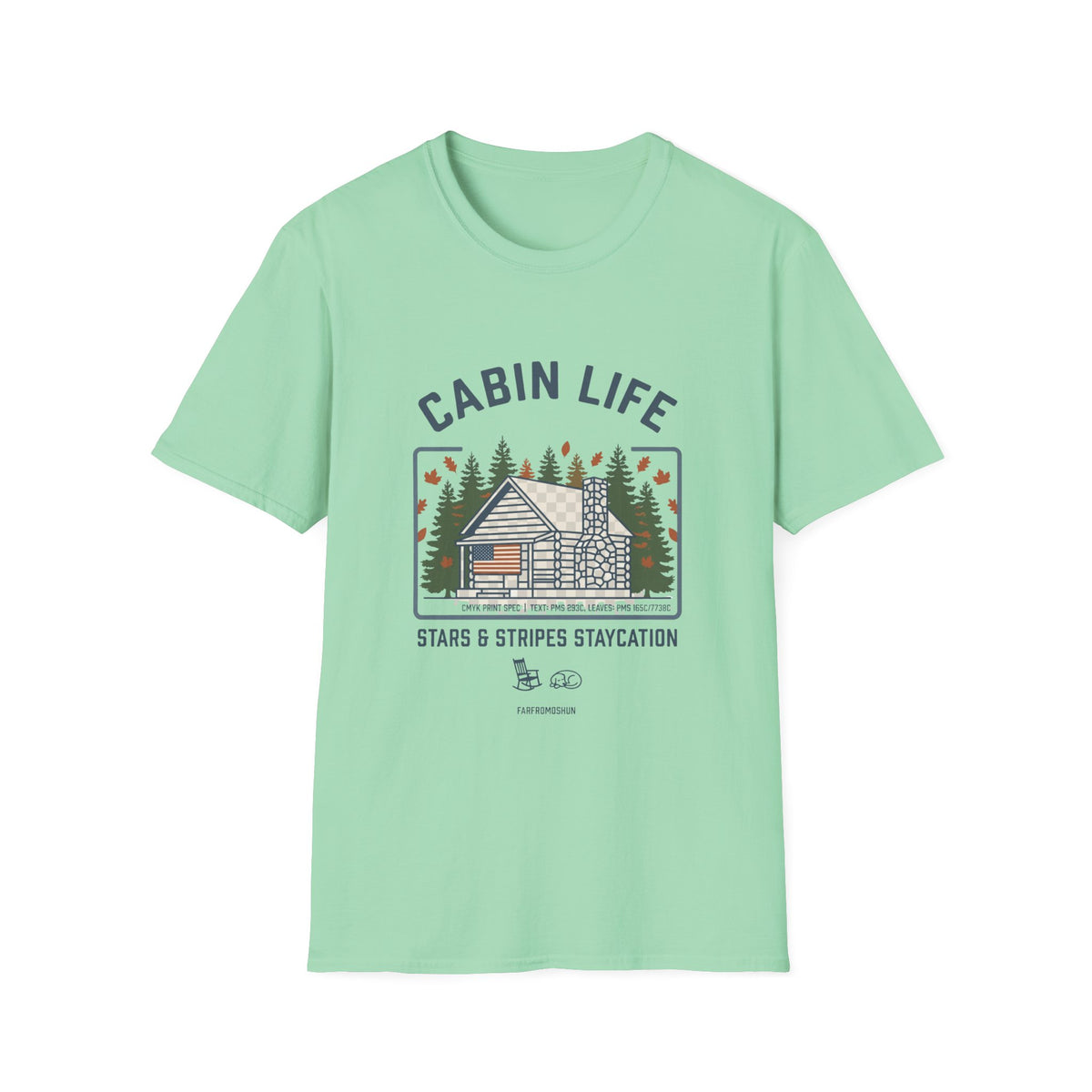 Cabin Life Stars & Stripes T-Shirt