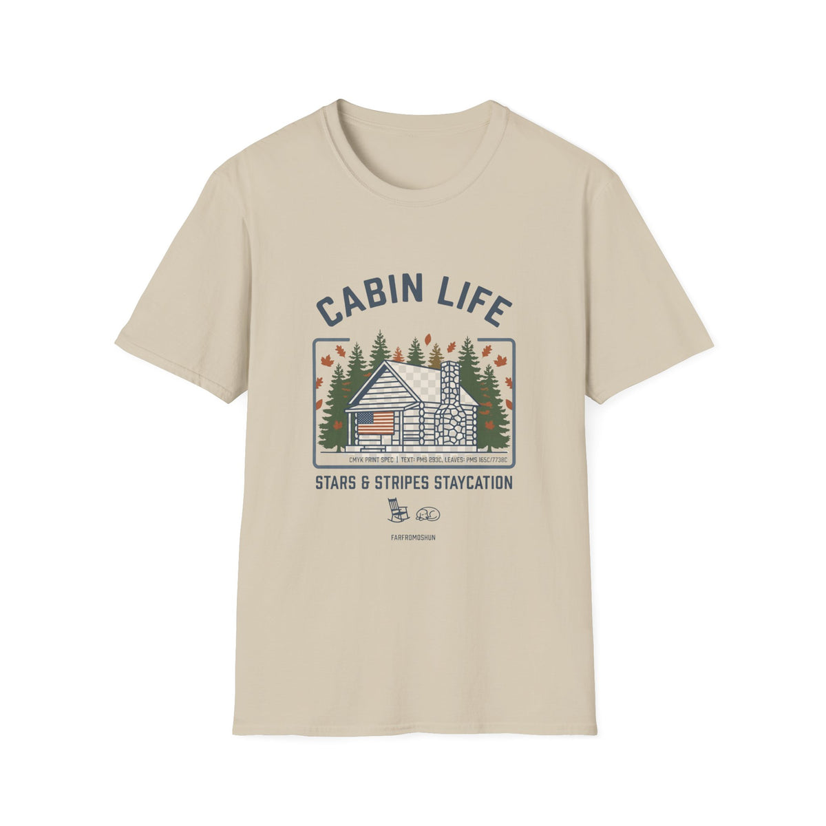 Cabin Life Stars & Stripes T-Shirt