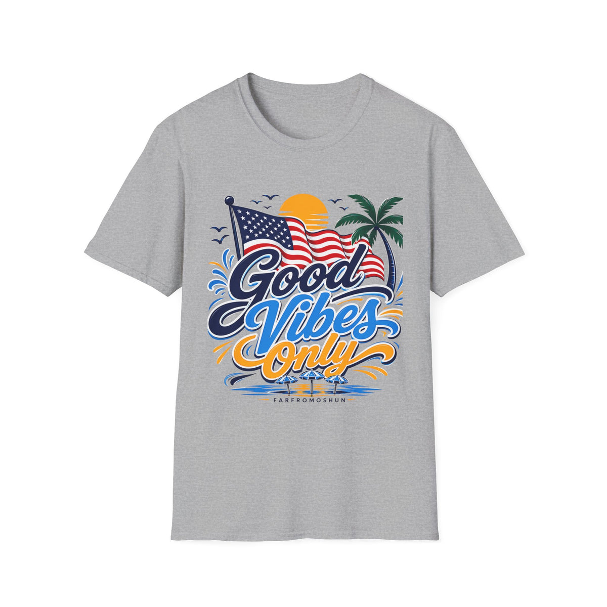 Good Vibes Only Flag T-Shirt