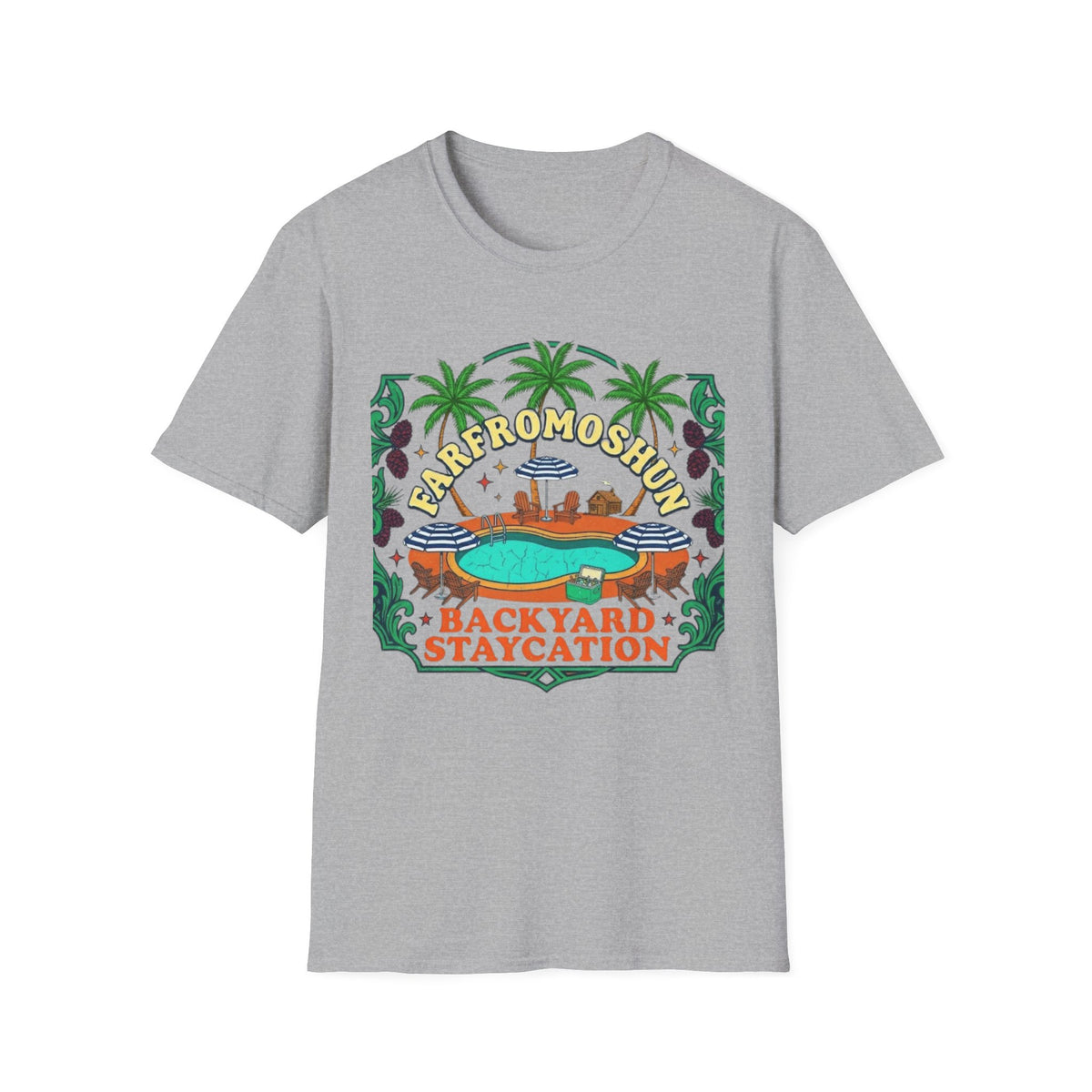 Backyard Staycation Colors T-Shirt