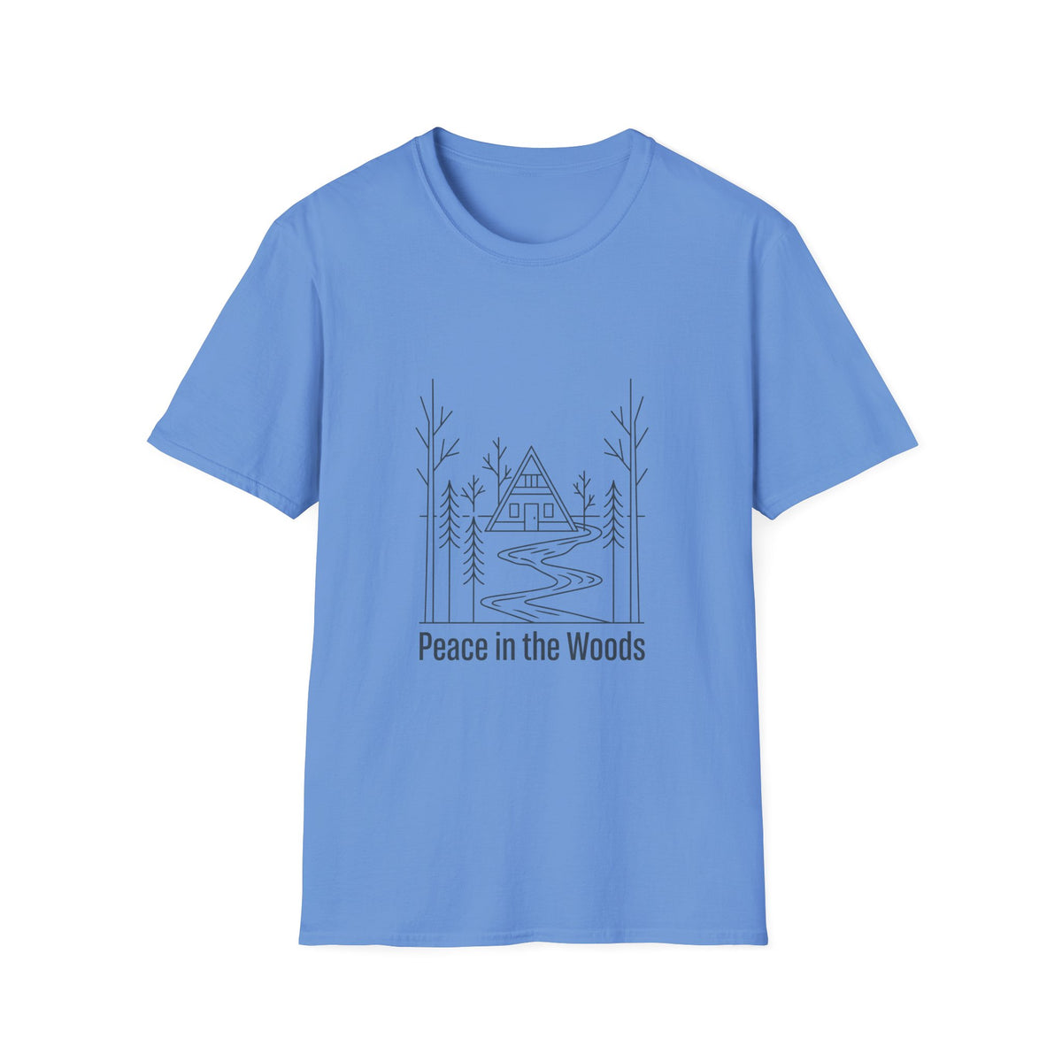 Peace In The Woods A Frame Line Art T-Shirt