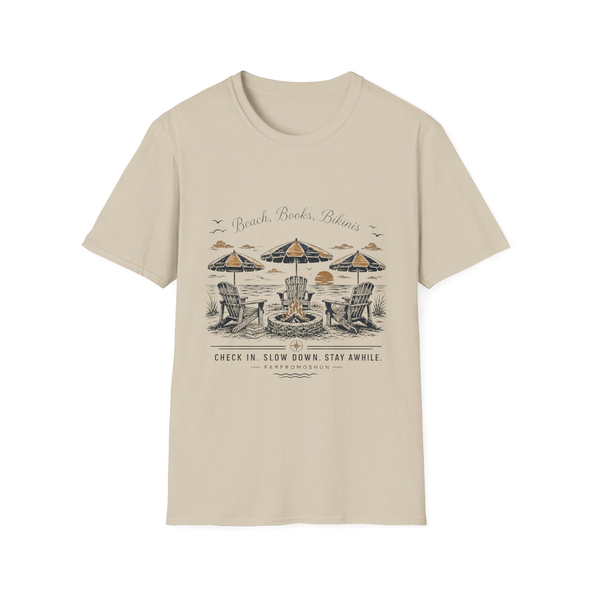 Beaches Books Bikinis T-Shirt