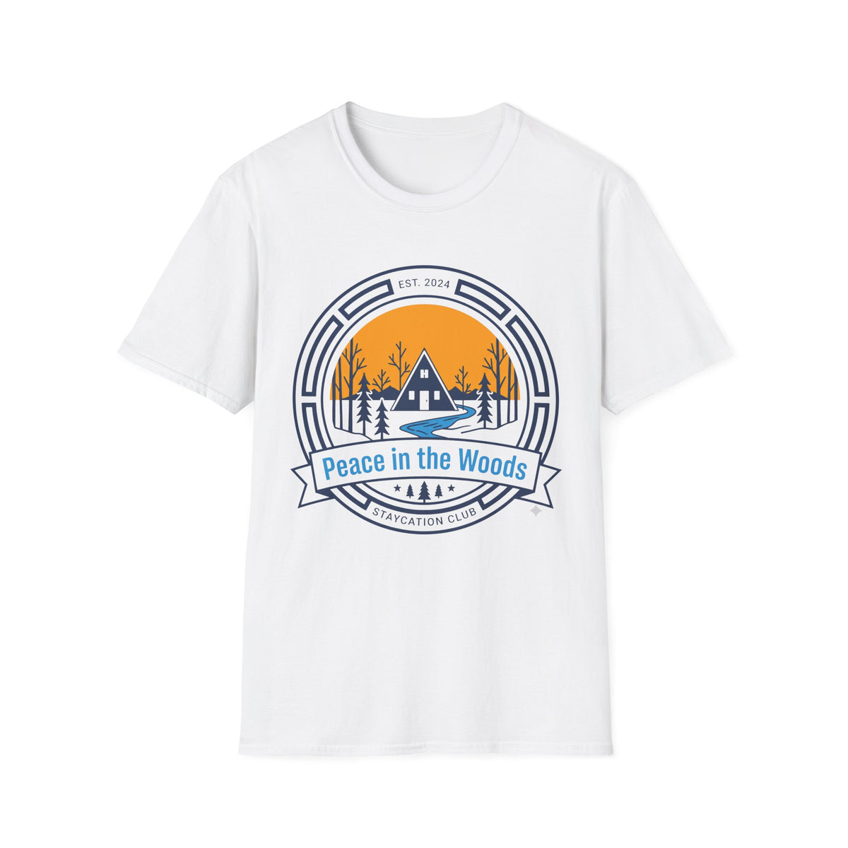 Peace in the Woods A Frame T-Shirt