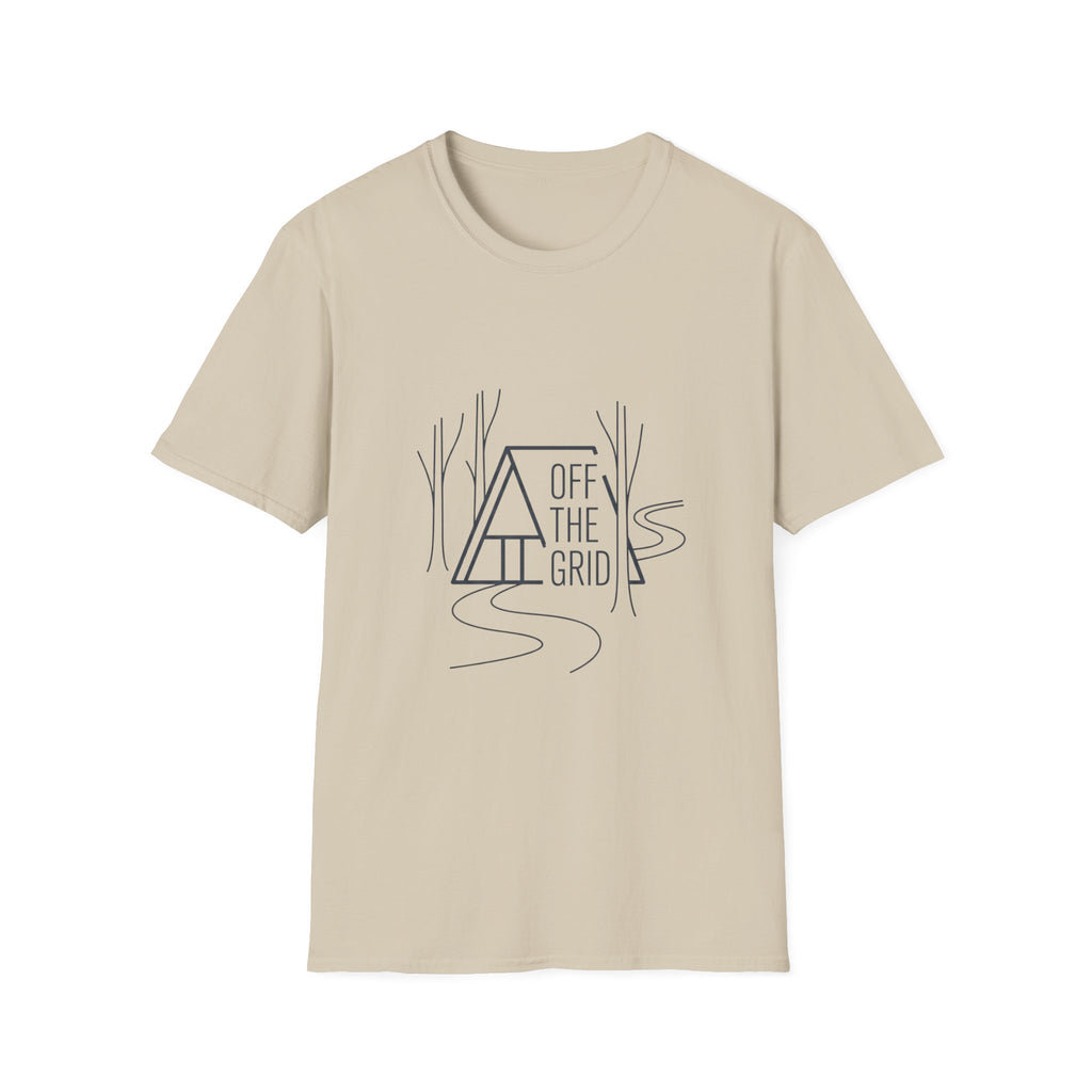 Off the Grid Line Art T-Shirt